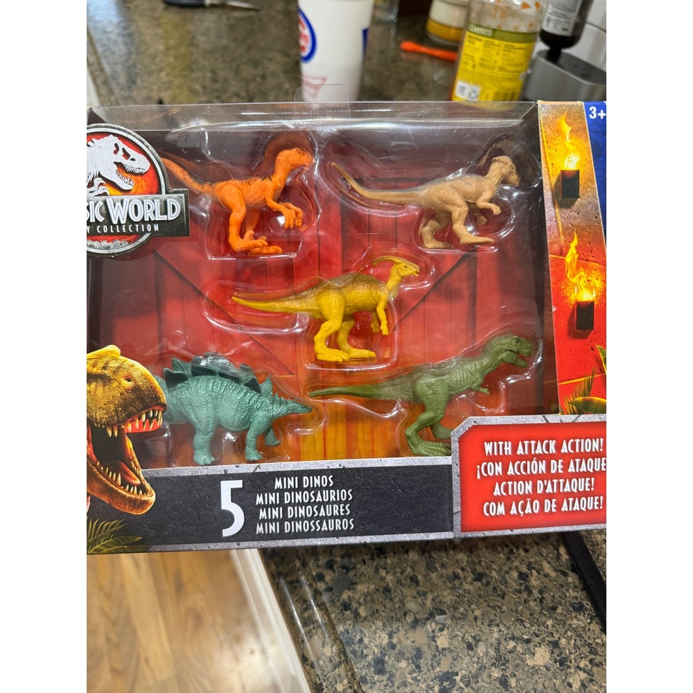 Jurassic World Legacy Collection Mini Dinosaur Action Figures‎ Set 5 Pack